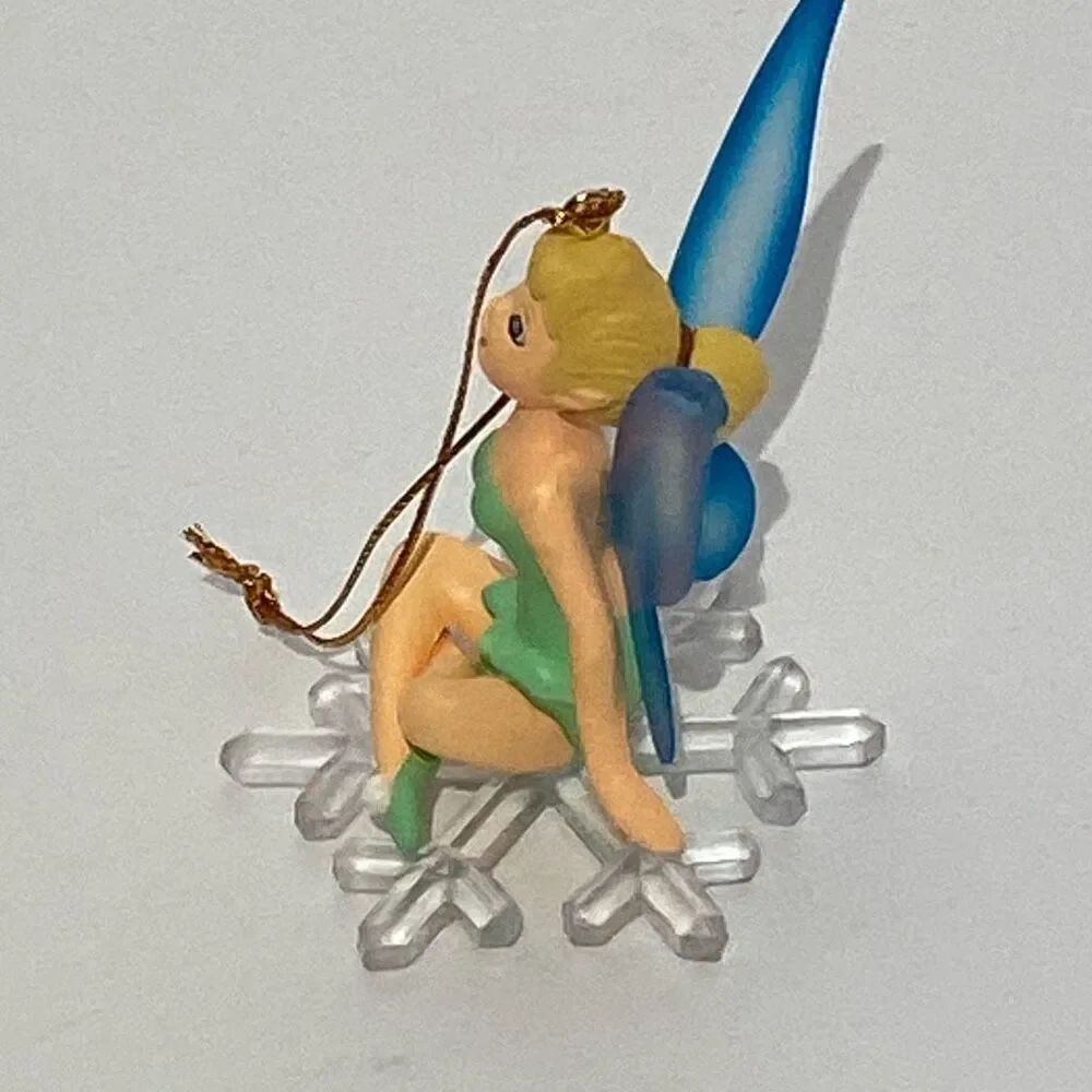 Disney Tinker Bell In‎ Snowflake Christmas Tree Collectible Hanging Ornament